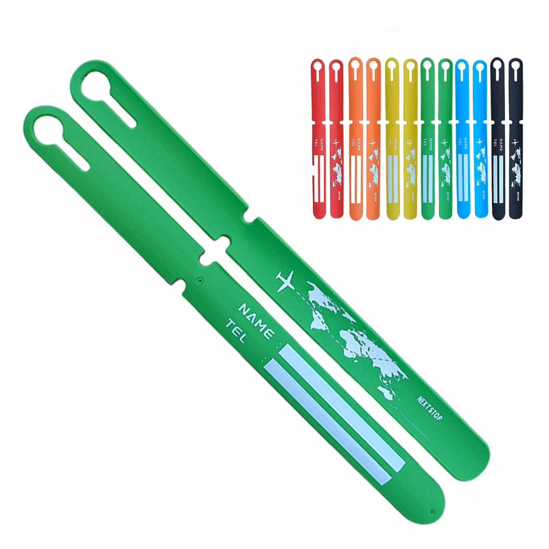 Silicone Slap Bracelet Luggage Tag