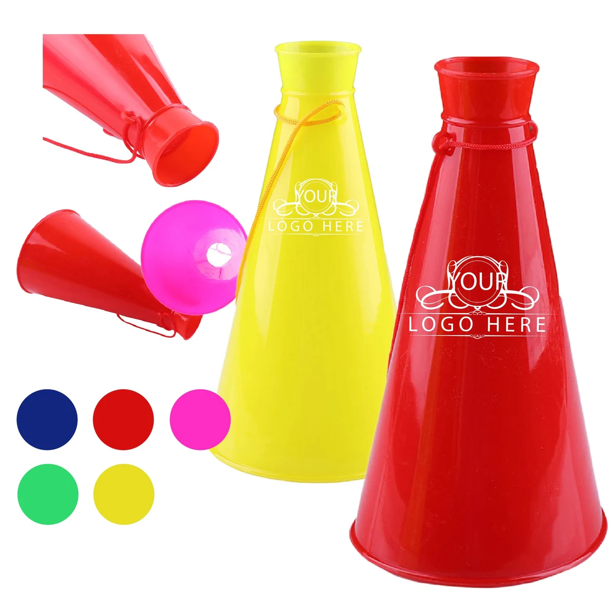 Plastic Cheer Blow Megaphone 1