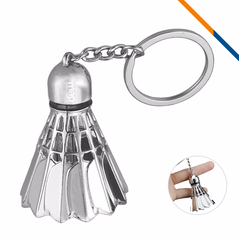 Badminton Key Ring