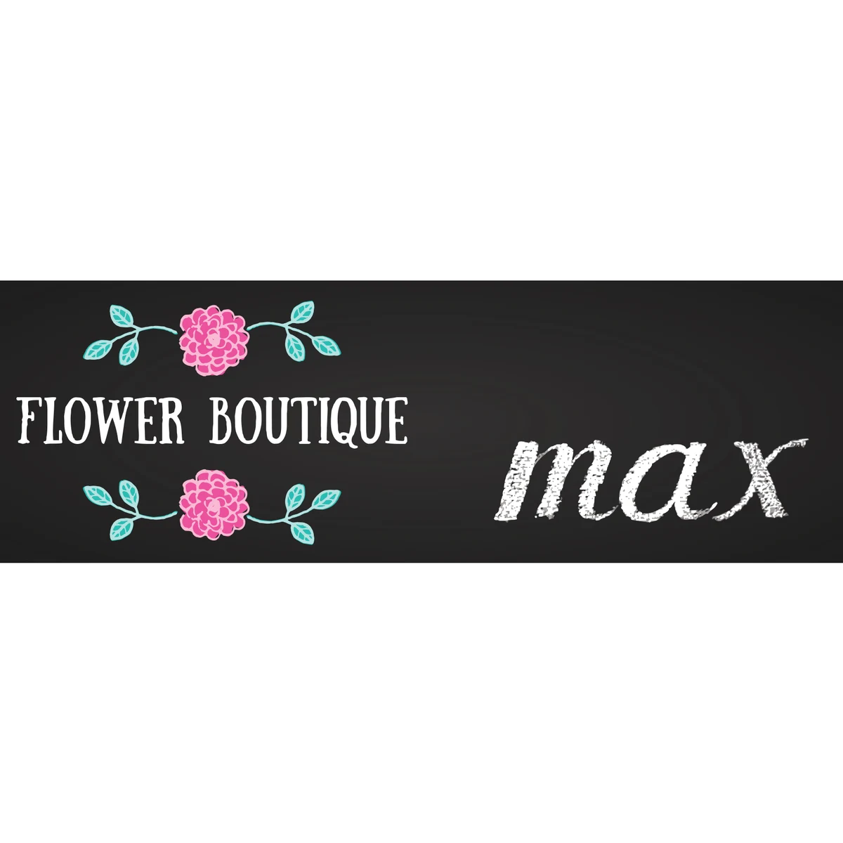 Sacramento Reusable Chalkboard Express Badge (Standard Size 3" x 1") 1