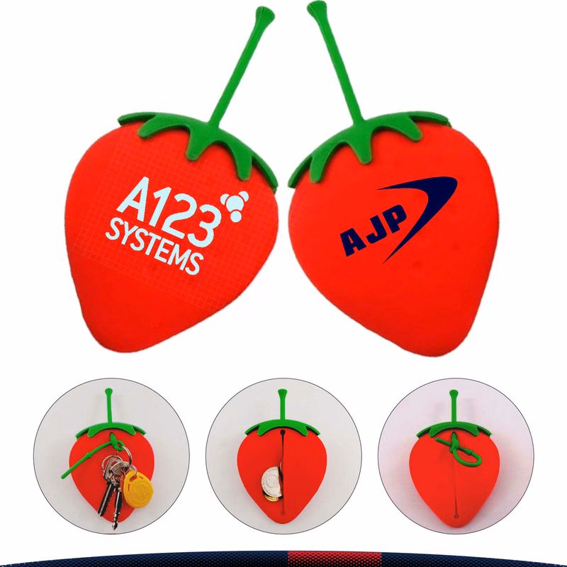 Strawberry Silicone Key Case