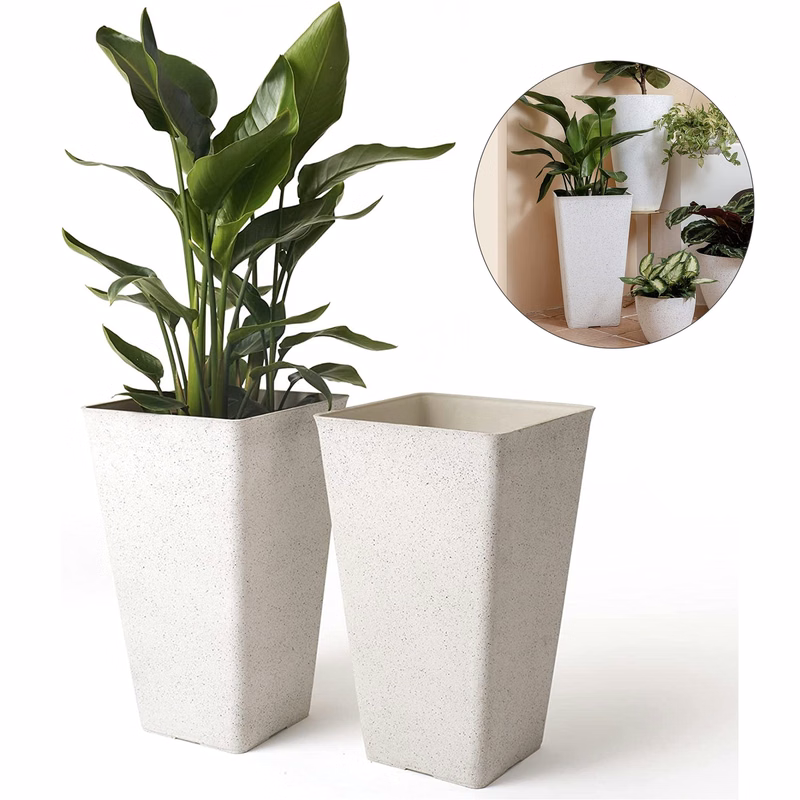 20 Inch Indoor Square Plant Tree Planter
