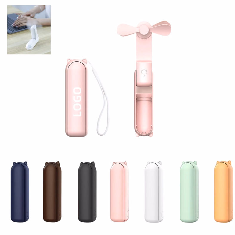 Portable Foldable Mini Fan & Charger Combo