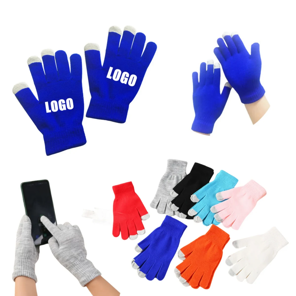 Unisex Smart Touchscreen Gloves-Full Color 1