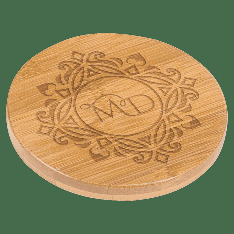 3 1/2" Bamboo Round Coaster
