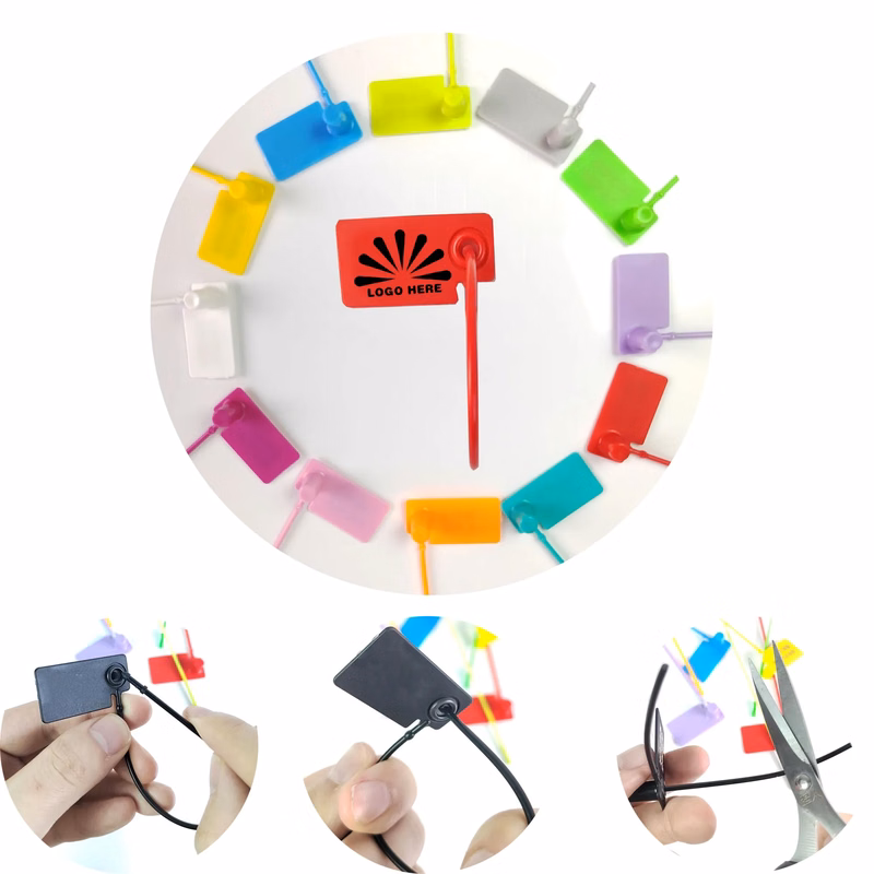 Anti-Switch Custom Logo Seal Tie