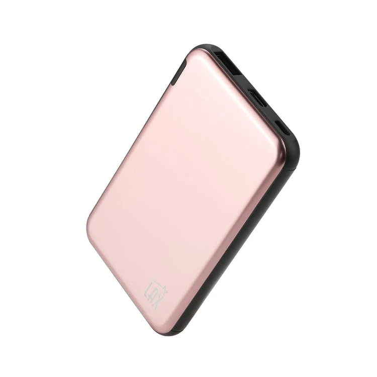 Aluminum 7200mAh Power Bank with USB-C - Pink 1