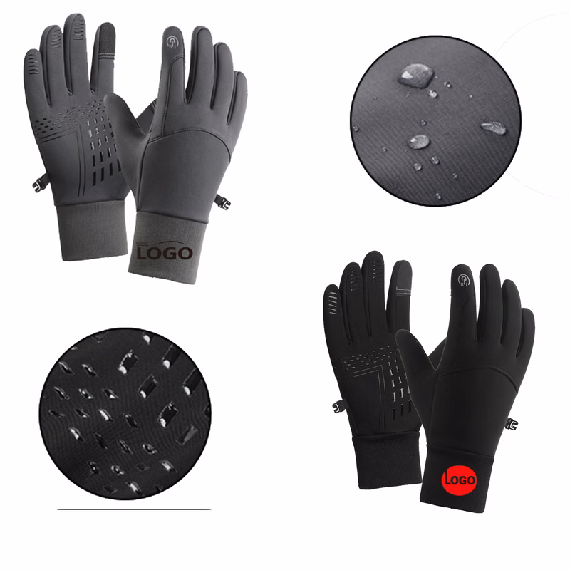 Comfortable Polyester Gloves With Silicone Grip