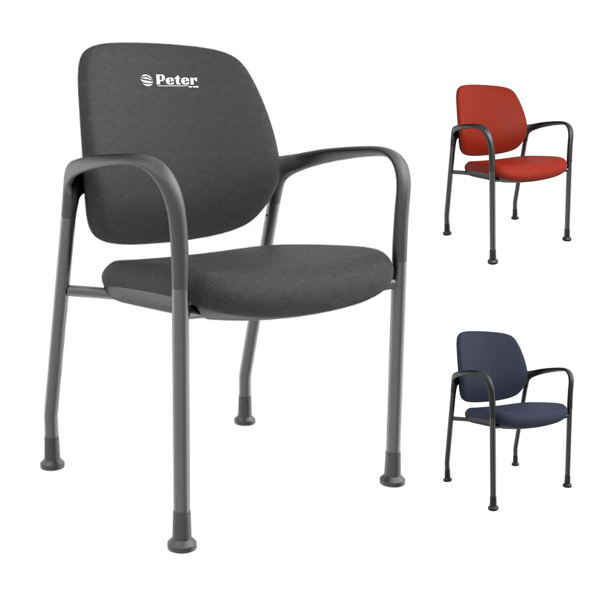 Stackable Metal Frame Arm Chair 1