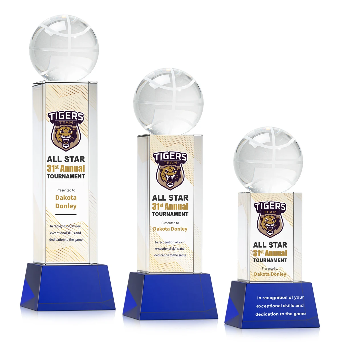 Basketball VividPrint™ Award on Belcroft - Blue 1