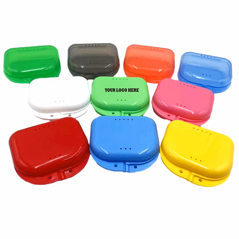 Denture Box Dental Retainer Mask With Vent Holes MOQ 50PCS