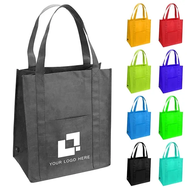 Custom RPET Reusable Shopping Bag- 13x15x8 1