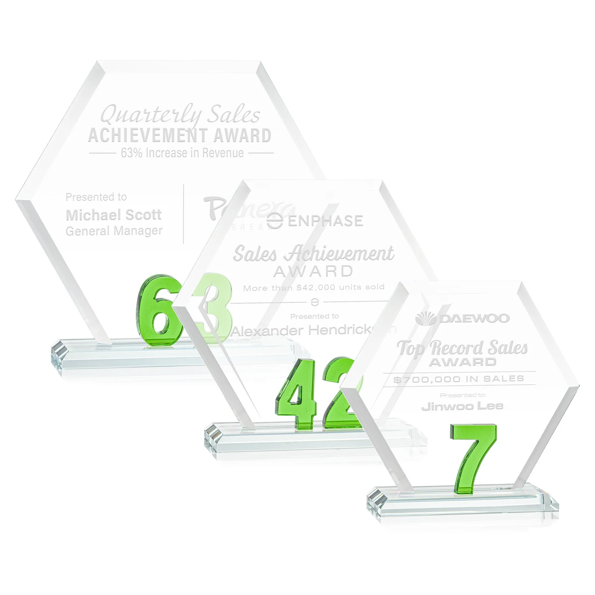 Riviera Milestone Award - Green 1