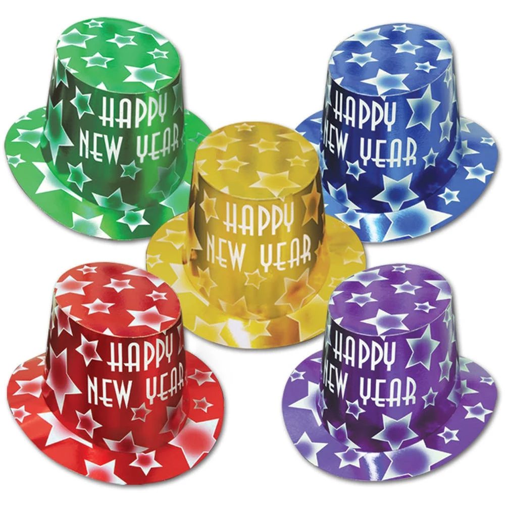 Gem-Star New Year's Eve Hi-Hats Assorted 1