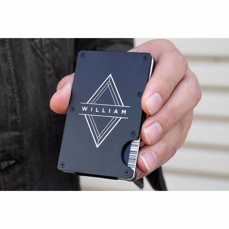 The Defender Slim Metal RFID Blocking Wallet