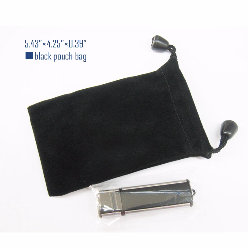 Velvet Pouch for USB Drive