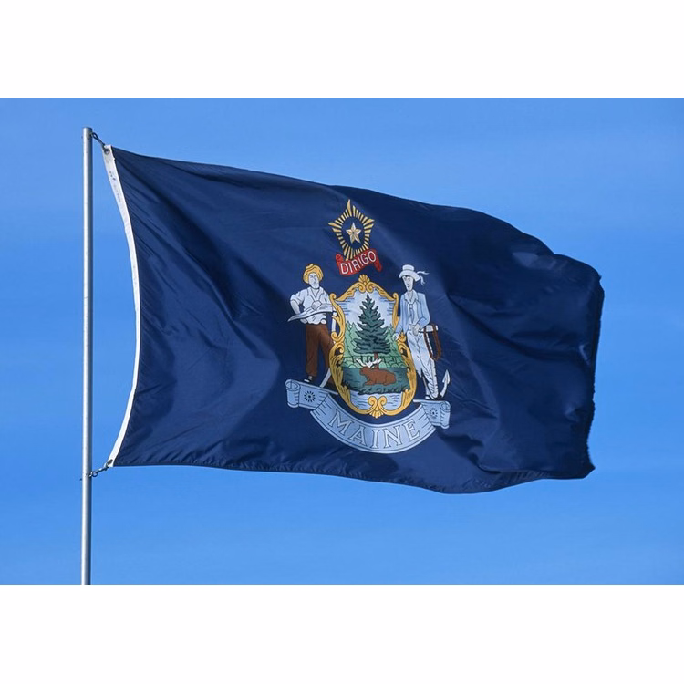 Maine State Flag - 2' x 3' - Nylon