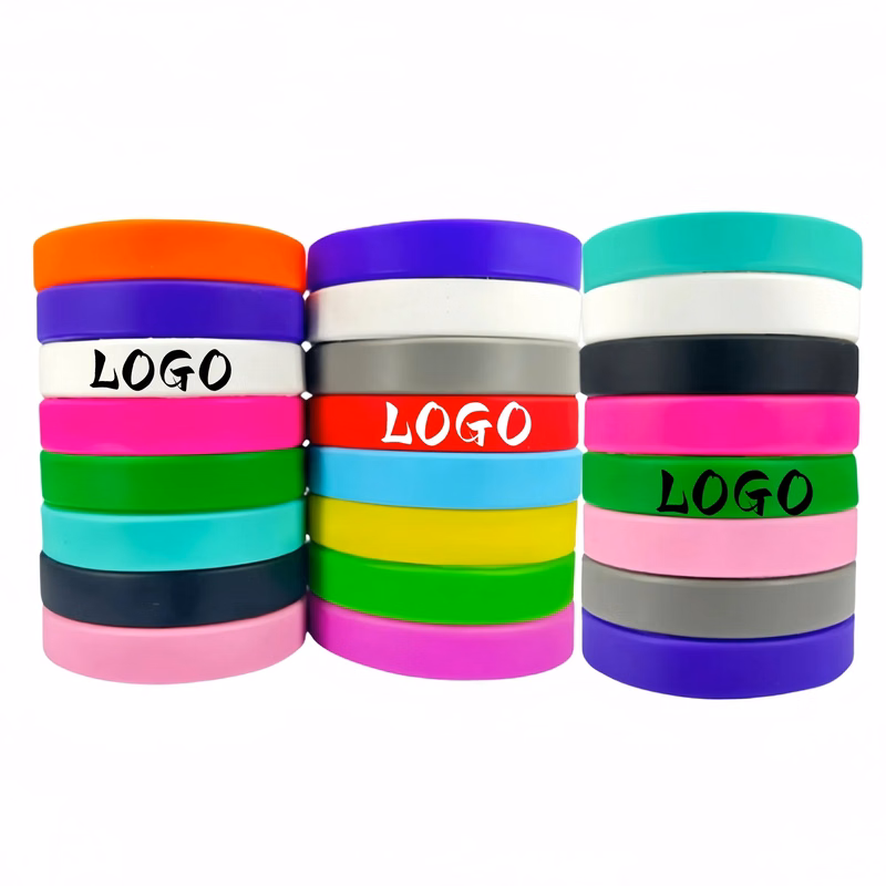 MOQ100 Solid Color Silicone Wristband