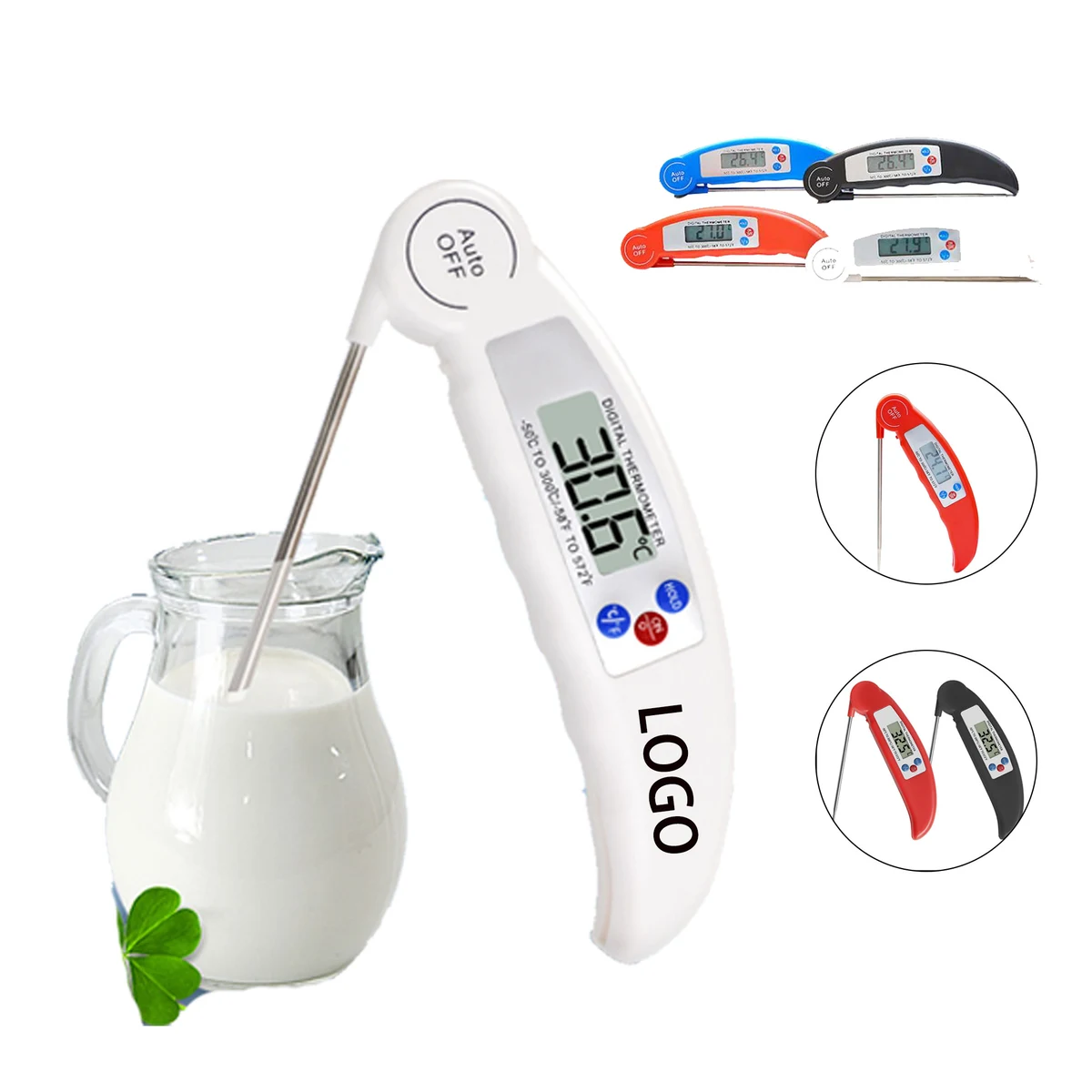 Foldable Waterproof Digital Thermometer 1