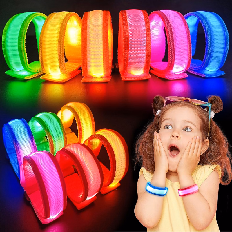 Neon Nylon LED Light Up Bracelet
