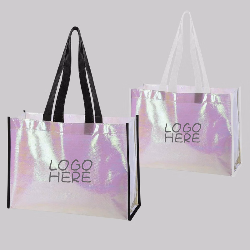 Mini Pearl Laminated Non-Woven Tote Bags