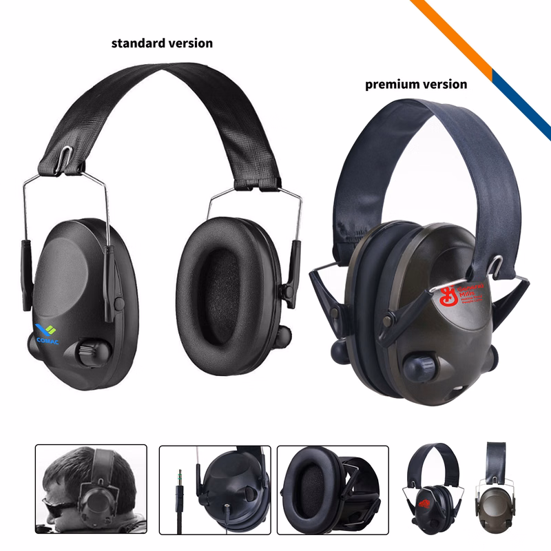 Clay Foldable Shooting Noise Reduction Earmuffs