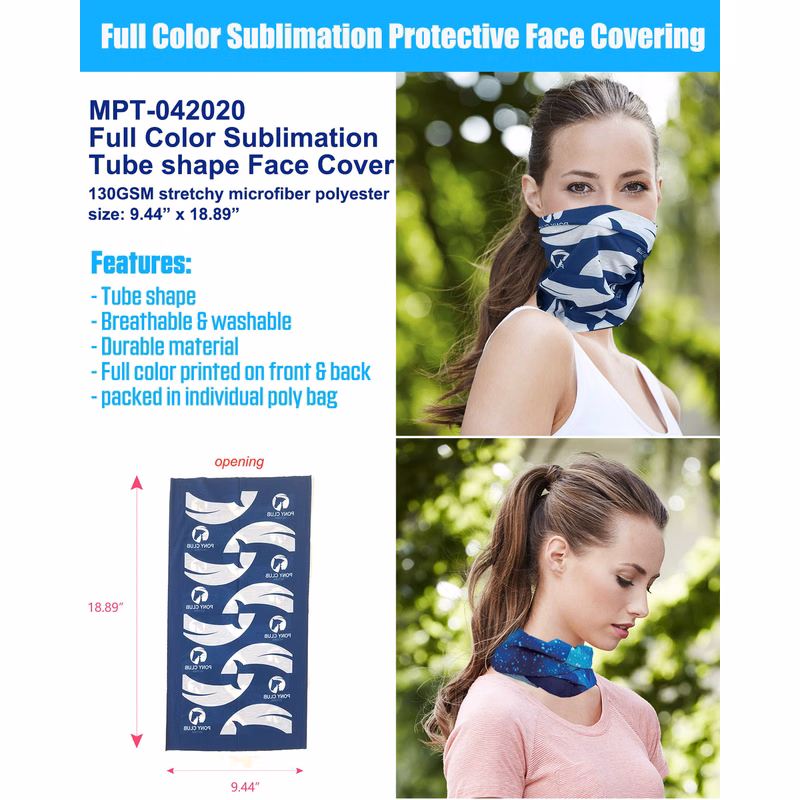 Full Color Sublimation Multifunction Protective Tube
