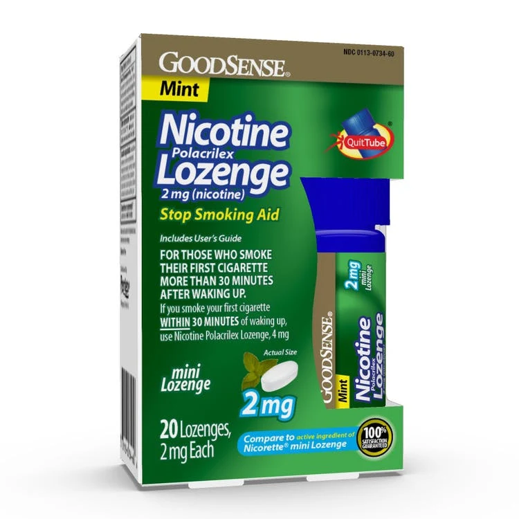 Nicotine Lozenges - 2 mg Mint 20 Pack 1