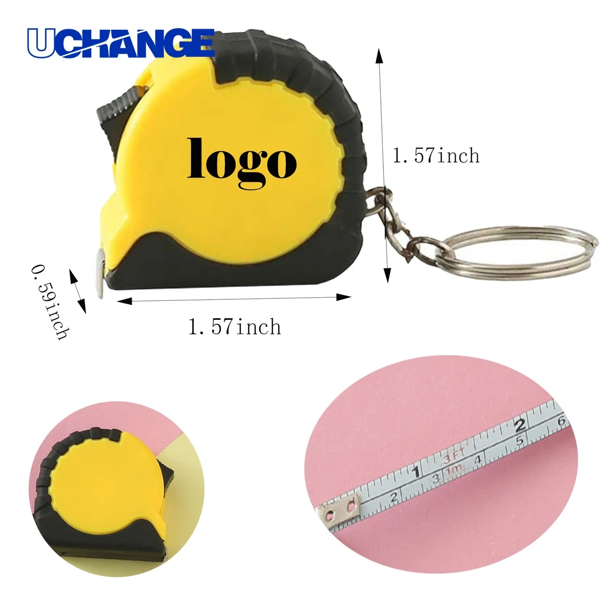 Pocket Sized Keychain Measuring Tool for Daily Use 1