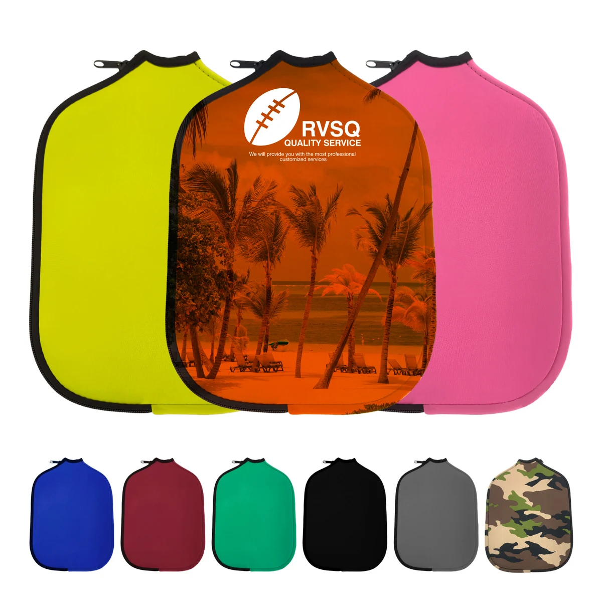 Full-color Neoprene Pickleball Paddle Cover 1