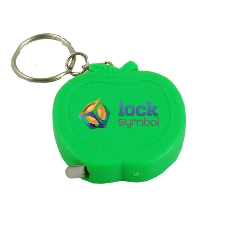 Apple Tape Measure w/key chain(Key Chain, Keychain, Key tag, Tape Measure, Tools)- Close out 1