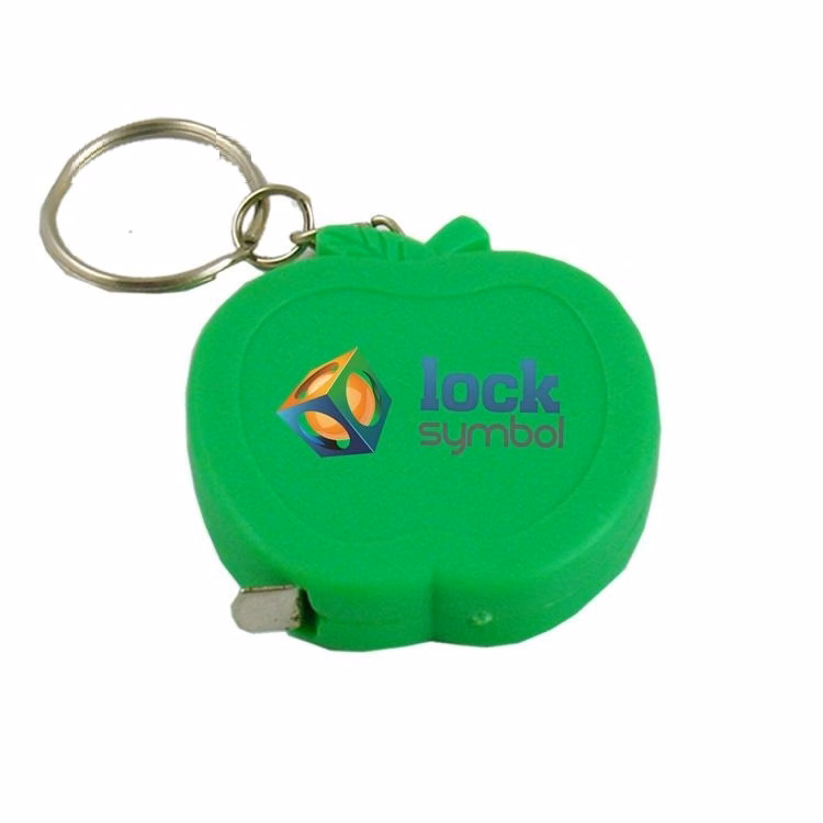 Apple Tape Measure w/key chain(Key Chain, Keychain, Key tag, Tape Measure, Tools)- Close out