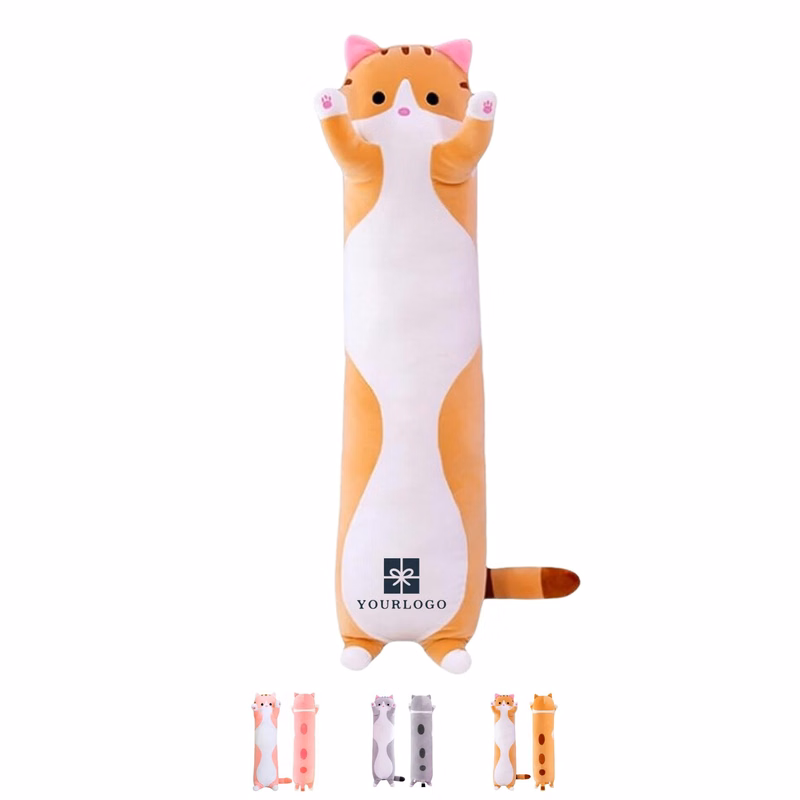 Plush Long Cat Body Pillow