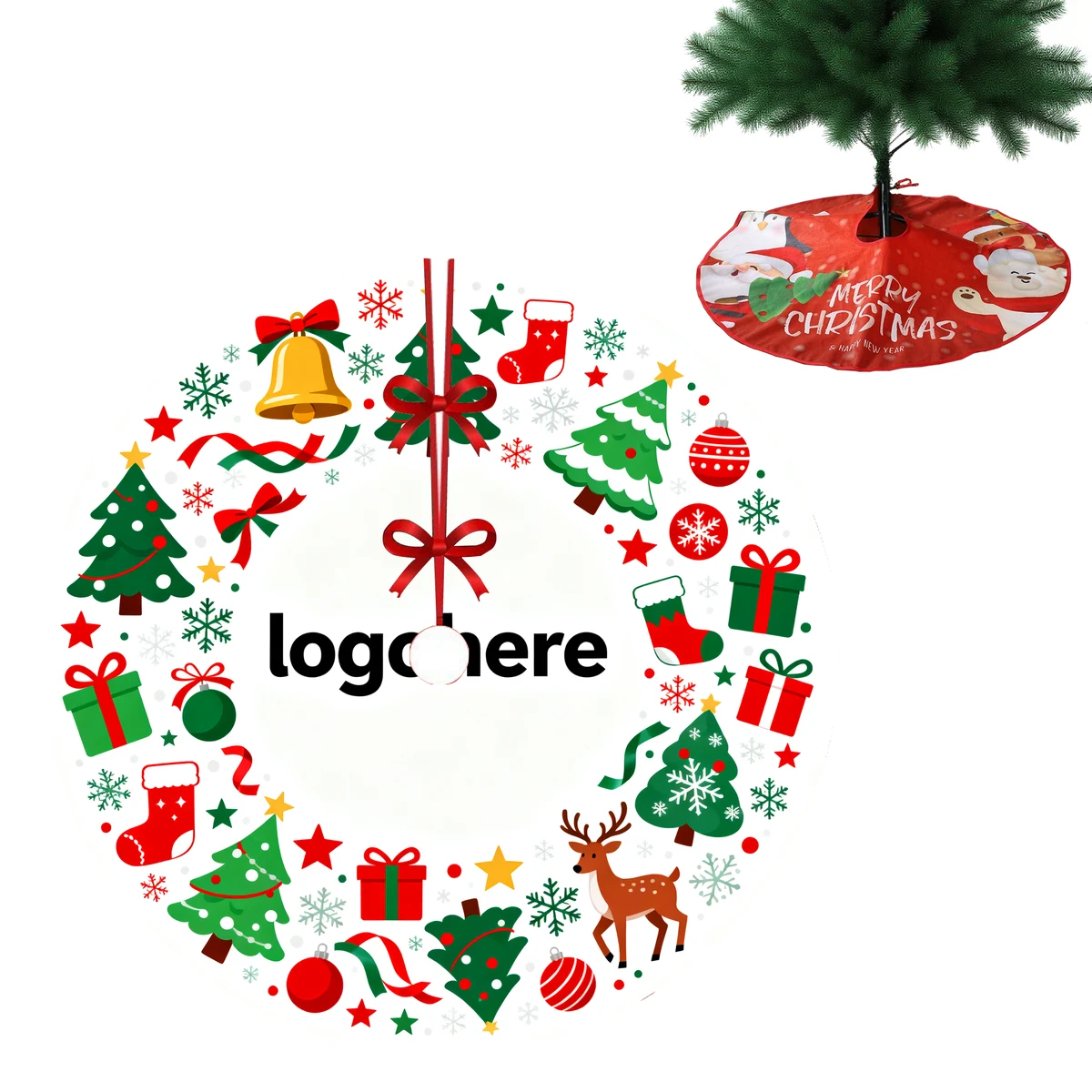 Decorative Christmas Tree Mat 1