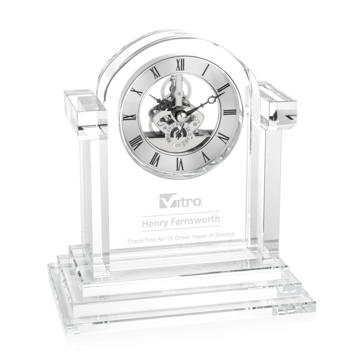 Velia Clock - Silver 1