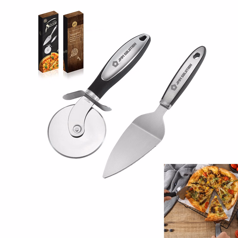 Pizza Cutter And Server Set