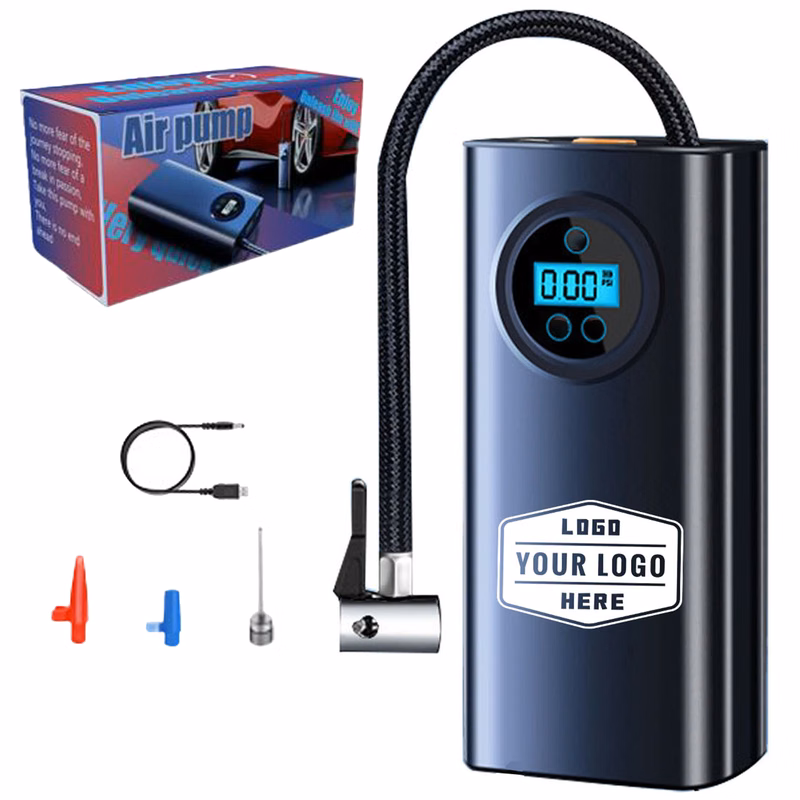Rechargeable Plastic Air Pump Tire Inflator Cordless Port