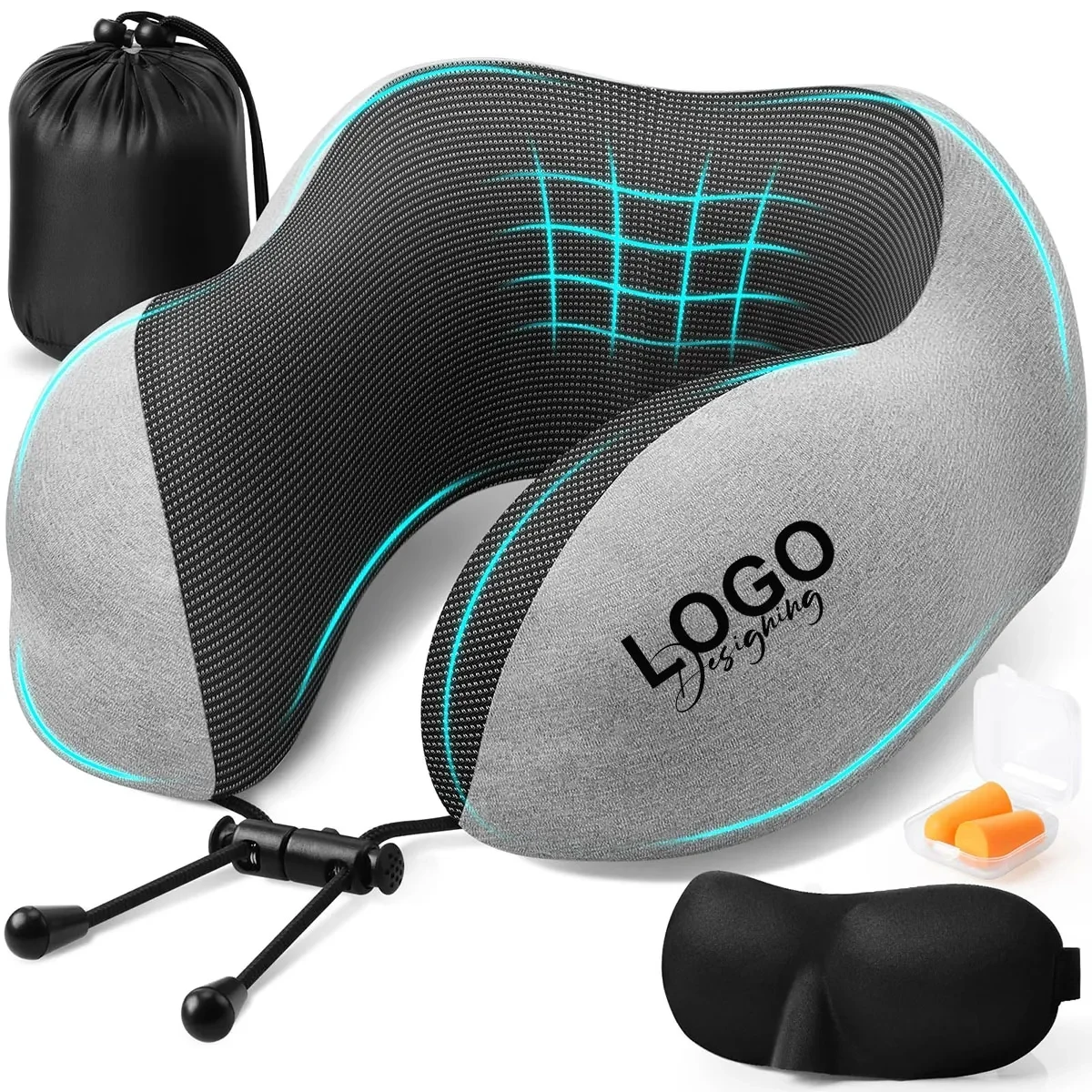 Travel Pillows with Eye Mask for Sleeping Airplane 1