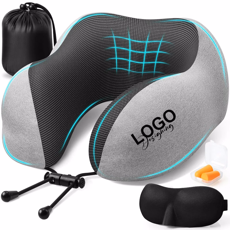 Travel Pillows with Eye Mask for Sleeping Airplane