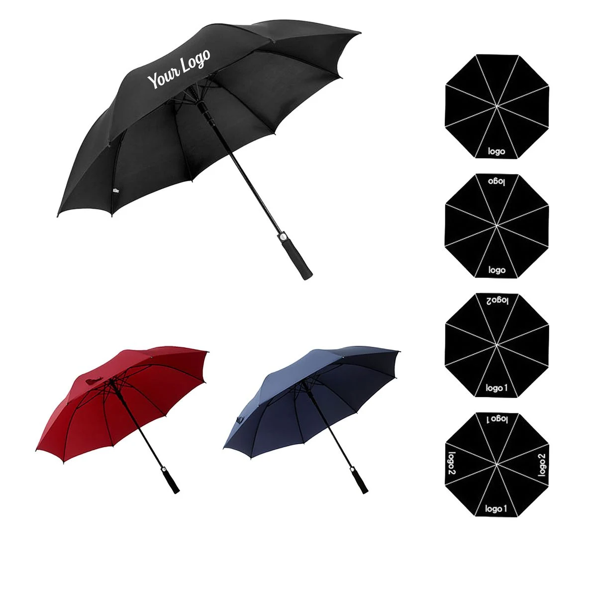 Portable Golf Straight Umbrella 1