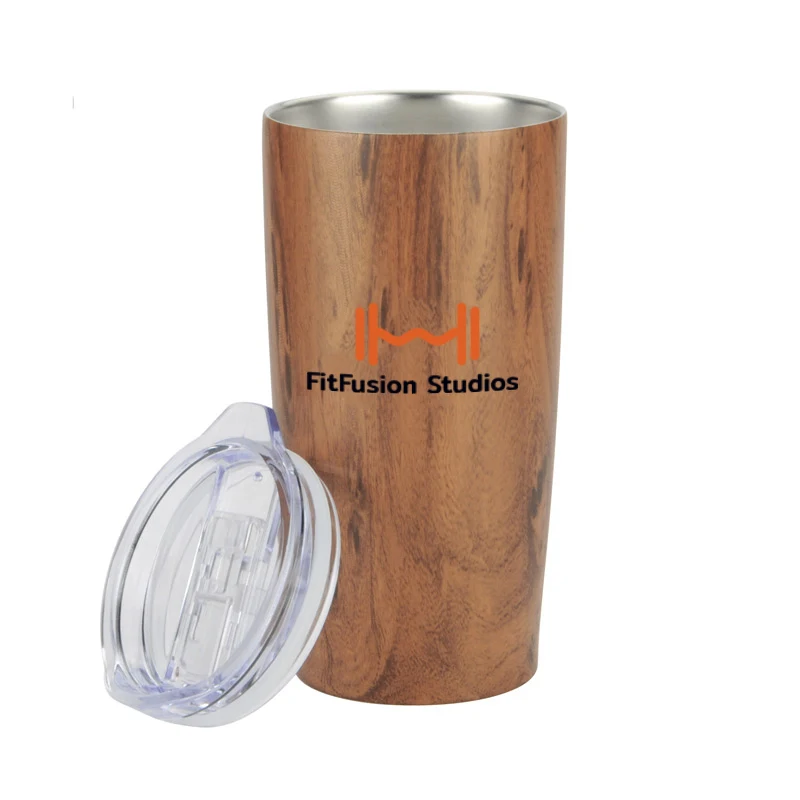20 oz Wood Tone Stainless Steel Tumbler 1