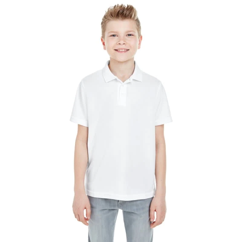 UltraClub Youth Cool & Dry Mesh Piqué Polo 1