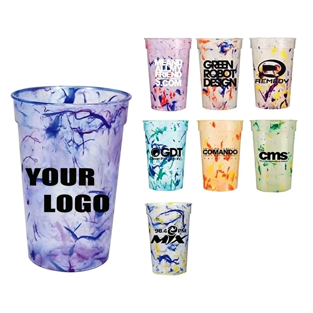 16oz Plastic Party Stadium Cup 1