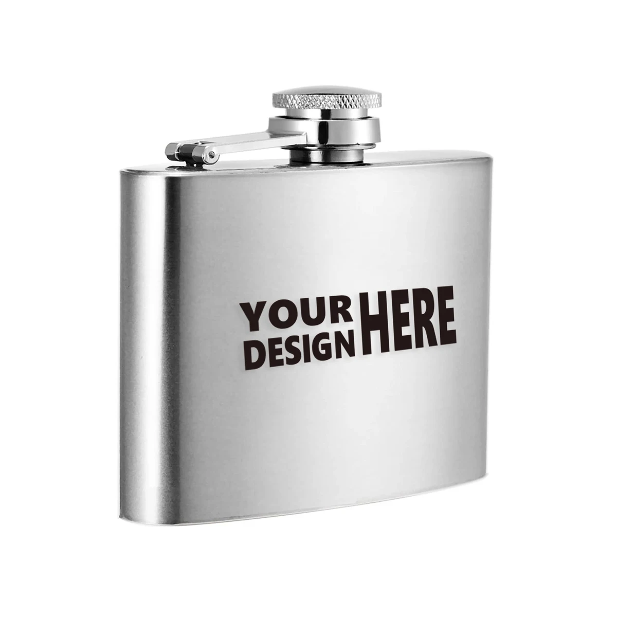 2 oz Stainless Steel Flask 1