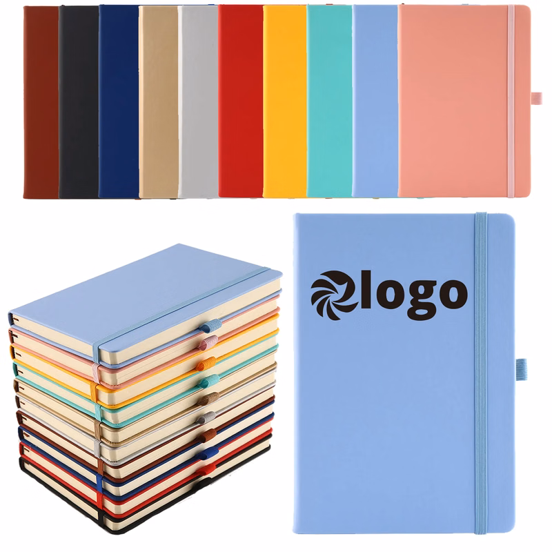 Functional Leather Notebook With Convenient Pen Holder