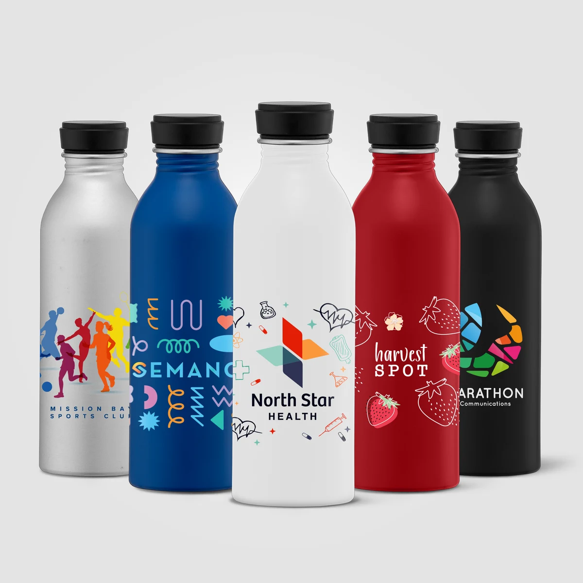 Rio Grande - 18 oz. Single Wall Aluminum Water Bottle 1