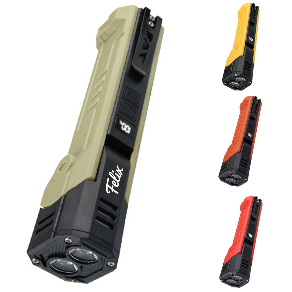 COB Adjustable Flashlight – Magnetic Base & Hanging Hook 1