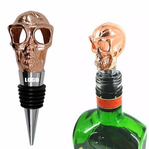 Elegant Skull Design Alloy Wine Stopper