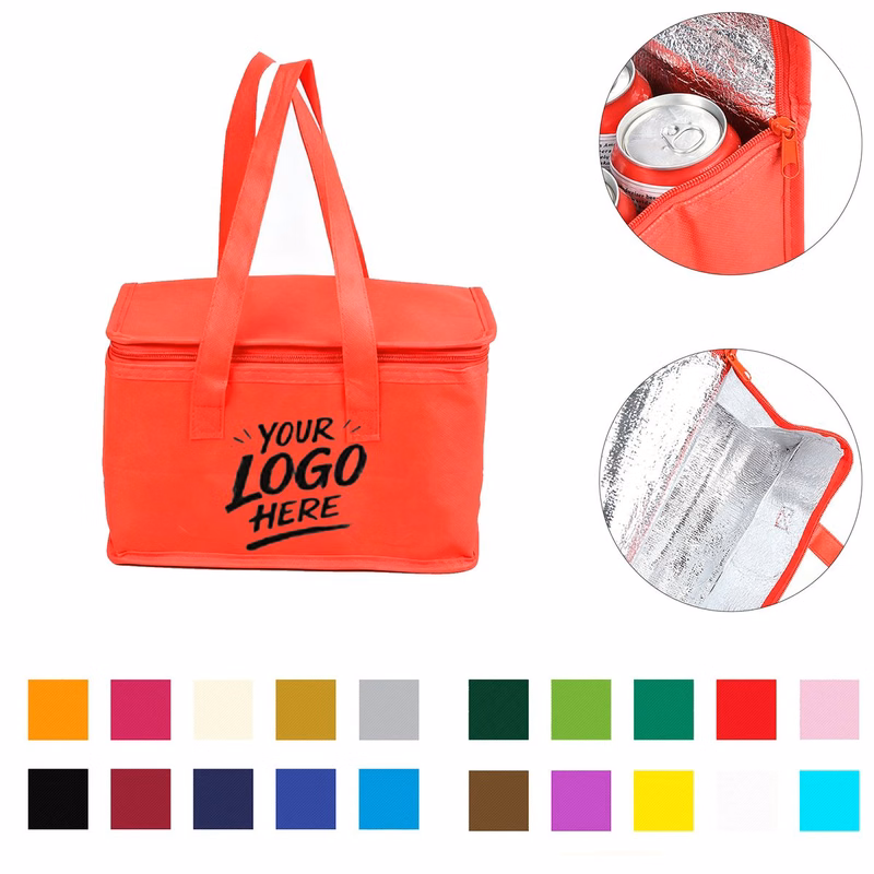 MOQ30 Portable Non-Woven Insulated Tote Bag