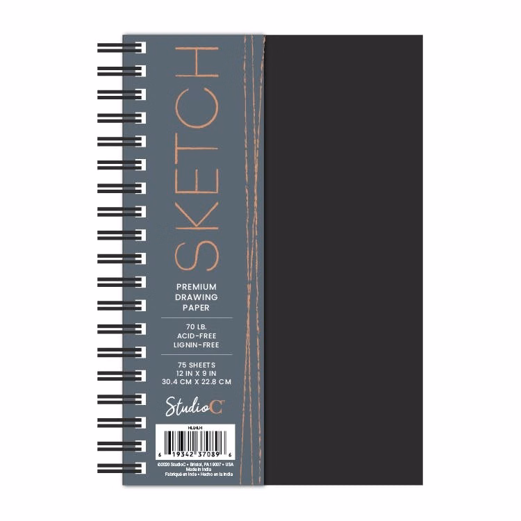 Sketch Books - 75 Sheets 12" x 9"